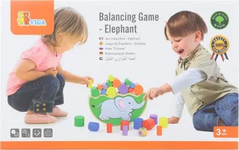Dřevěná hračka VIGA Dřevěná hra sloní rovnováha