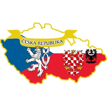 samolepka Samolepka mapa se symboly *Doprava ZDARMA od 1500 Kč*