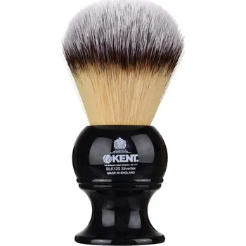 Kent BLK12S — Extra Large Synthetic Black Shaving Brush
