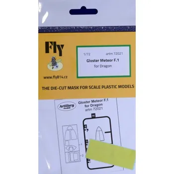 Plastikový model 1/72 Masks for Gloster Meteor F.1 (DRAG)