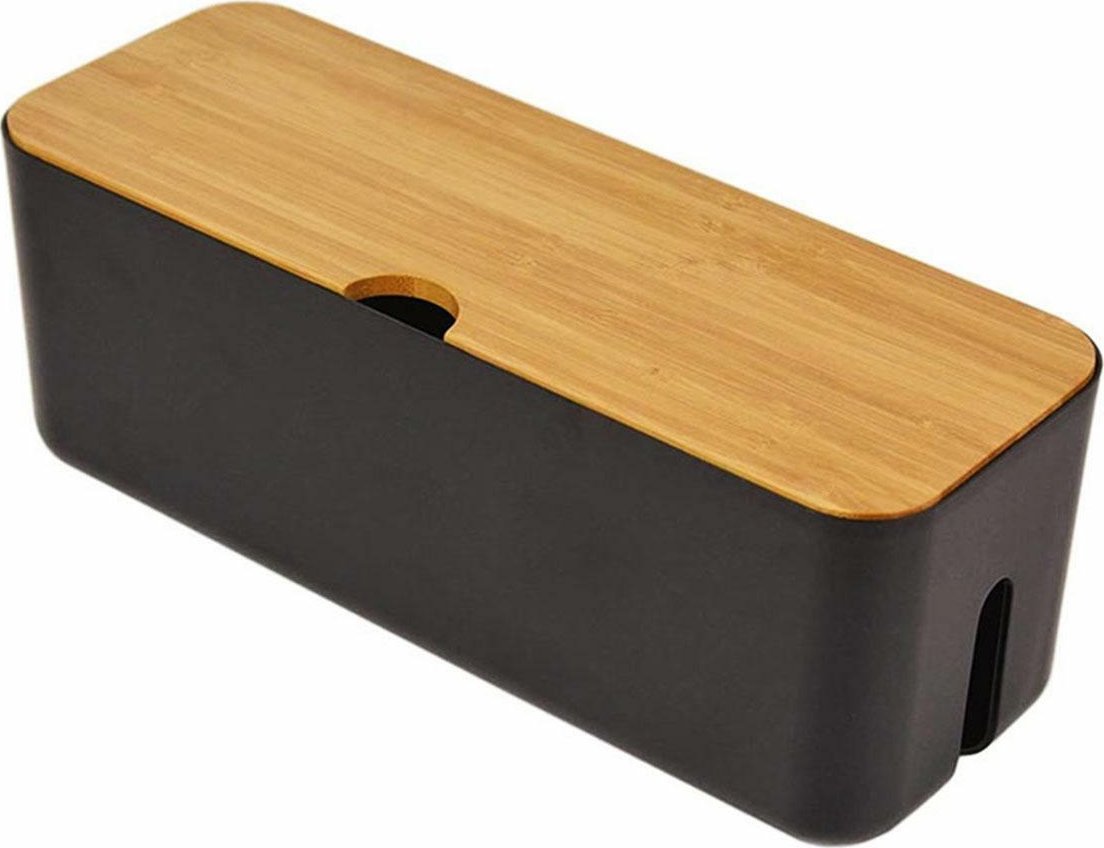 foto Organizér kabelů APT box na kabely černý/hnědý