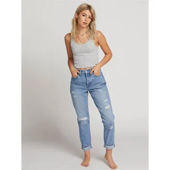 Dámské džíny VOLCOM kalhoty - Super Stoned Skinny Matured Blue (MBL) velikost: 26/30