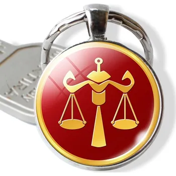 Přívěšek na klíče znamení zvěrokruhu - váhy