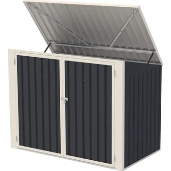 Přístřešek na popelnici IWHOME Hory B IWH-10230031 171 x 97 cm antracit