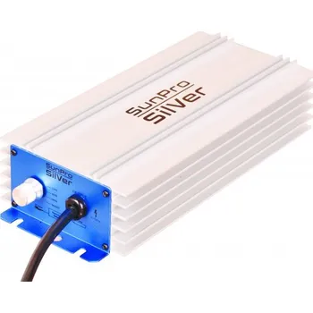 Předřadník SunPro SILVER Digitální přepínatelný předřadník 600W (250-400-600-660W) (Digitální předřadník SunPro Silver 600W se čtyřpolohovou regulací výkonu v rozpětí 250-400-600-660W. Vhodný pro HPS i MH výbojky. S IEC konektorem.)