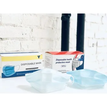 Sada nářadí Rouška na obličej 3-vrstvá CE - 50ks