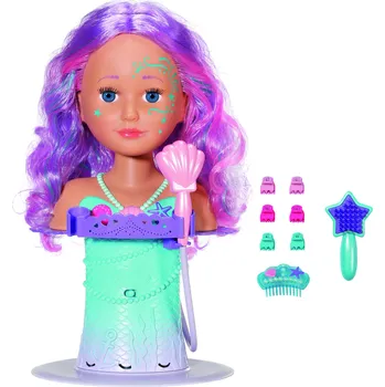 česací hlava Baby Born Česací hlava Mořská víla