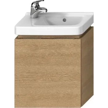 Koupelnový nábytek Jika Cubito Pure Skříňka s umývátkem, 45 cm levá dub
