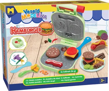 modelína a plastelína Mac Toys Veselá modelína hamburger