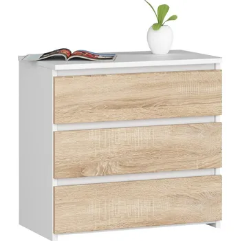 Komoda Komoda CL3 60 cm bílá/dub sonoma
