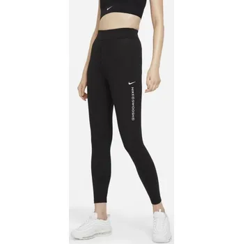 Dámské legíny NIKE Sportswear Swoosh Lggng Hr Black/White L