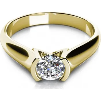 Prsten Couple, Nádherný zásnubní prsten Zaria ve žlutém zlatě, vel.: 52, ø16,6 mm, 6814126-0-52-1