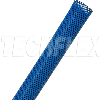 Příslušenství k chytrým hodinkám Techflex PET sleeving (navlékací) Barva: neon modrá, průměr: 3/4" (19mm)