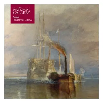 Puzzle Adult Jigsaw Puzzle National Gallery Turner: Fighting Temeraire – Flame Tree Studio (EN)