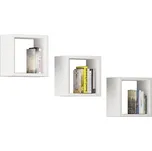 Sada polic Kika 25x25 cm bílá