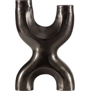 Svícen Černý kovový svícen WOOOD Don X ID_1403297