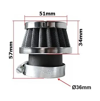 Dětská tříkolka Filtr vzduchu pro ATV 36mm