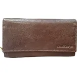 Dámská kožená peněženka Sendi Design hnědá D04 Brown