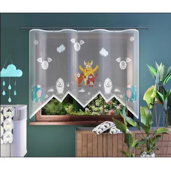 Přehoz na lůžko Záclona STRAŠIDÝLKA - 150 x 300 cm