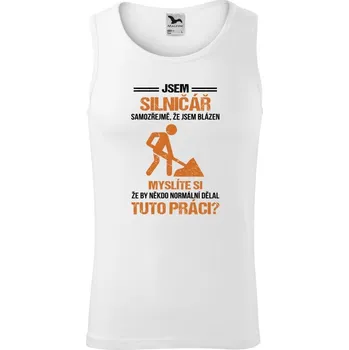 Pánské tílko Pánské tílko Malfini Core Samozřejmě, že jsem blázen - silničář