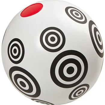 FATRA Nafukovací míč s kruhy, BLACK & WHITE, průměr 40 cm