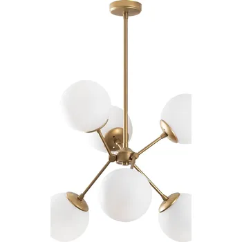 OPVIQ Závěsné osvětlení GONDOL 55 cm zlatá 584TTM1204