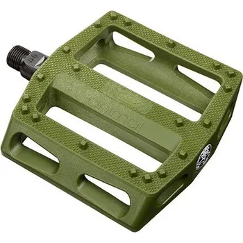 Pedál na kolo Plastové BMX pedály Animal RAT TRAP zelená