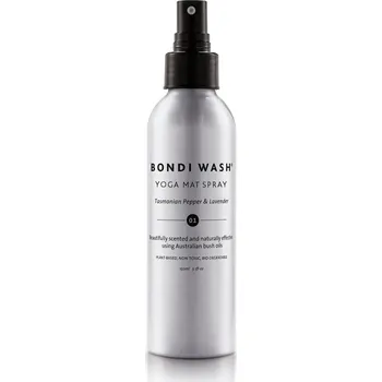 Bondi Wash - YOGA MAT SPRAY - PŘÍRODNÍ PŘÍPRAVEK NA OČISTU PODLOŽEK NA JÓGU Velikost a vůně: 150 ml - Tasmánský pepř & Levandule