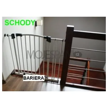 Dětská zábrana Zábrana dveře, schody 73 - 82 cm