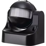 Emos G1125 PIR SENZOR IP44 - Venkovní senzor pohybu v černé barvě IP44 (Pohybový senzor vhodný pro venkovní použití se zatížením max 300W)