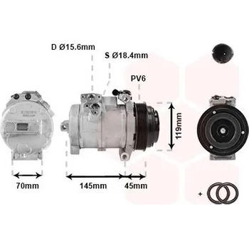 Kompresor klimatizace Kompresor, klimatizace VAN WEZEL 3000K530