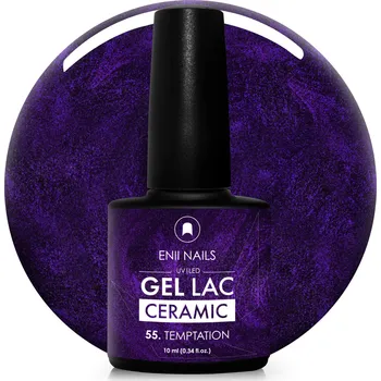 Lak na nehty ENII NAILS Gel lak Ceramic 55 Temptation - gelový lak bez HEMA, 10 ml
