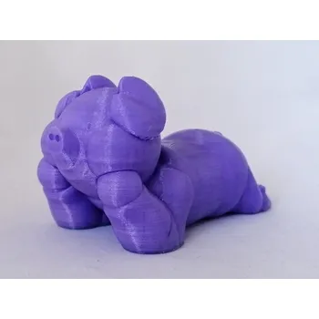 Filament Vzorek FIBER3D PET-G filament 1,75 mm 10 m , Barva Fialová