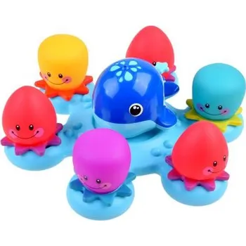Hračka do koupele - velryba a chobotnice