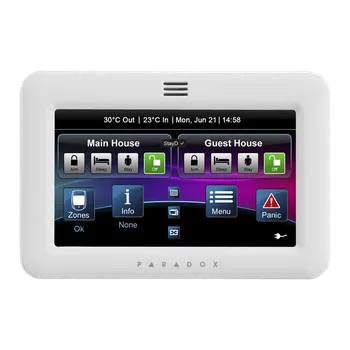 PARADOX Dotyková klávesnice TM50 bílá Speciální cena pro registrované