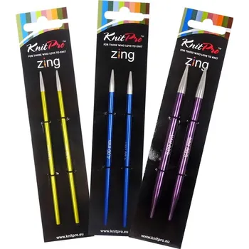 Jehlice KnitPro Zing vyměnné kruhové jehlice 11,5Cm (Normal IC Interchangeable Needles )