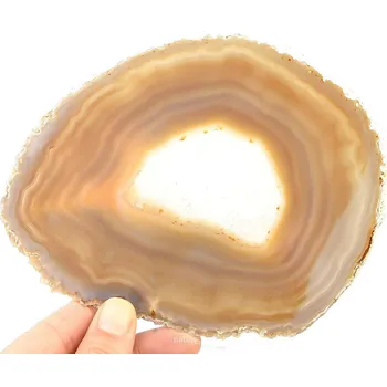 Přírodní kámen Achátový plátek přírodní (163g)