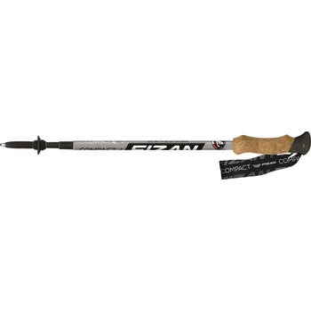 Trekingová hůl FIZAN Compact 4 Grey 51-125 cm