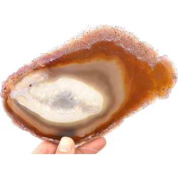 Přírodní kámen Achátový barvený plátek 223g