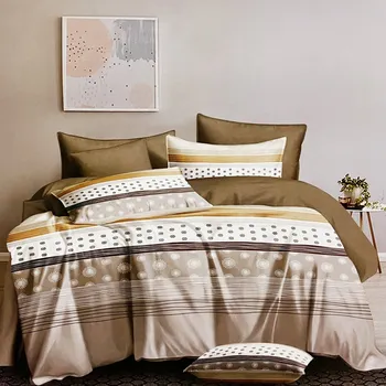 Povlečení Numberoplus Bavlněné povlečení oboustranné na dvě lůžka - Květované