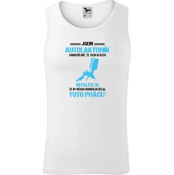 Pánské tílko Pánské tílko Malfini Core Samozřejmě, že jsem blázen - autolakýrník