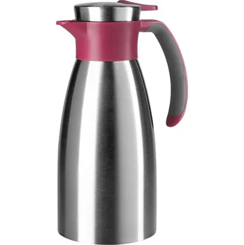 Konvice na čaj Vakuová konvice SOFT GRIP 1,0l malinová - Emsa (Izolační konvice SOFT GRIP 1,0 l malinová - Emsa)