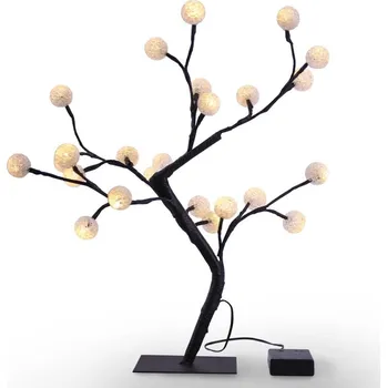Vánoční světelná dekorace DecoKing 17511 stromeček Bonsai 24 LED teplá bílá