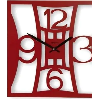 Hodiny Designové hodiny D&D 377Q Meridiana 39cm Meridiana barvy kov oranžový lak