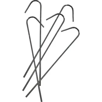 Umělý povrch PRODOMOS line Kotvící spona kovová "J" 20 cm pro zpevňující sítě a zahradní folie