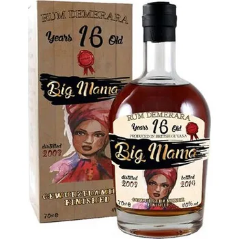 Rum Big Mama 16 let Gewurztraminer cask 0,7 l