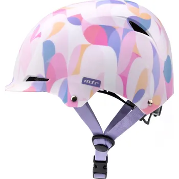 Cyklistická přilba Meteor Streetová dětská helma Meteor KS02 cool pastel S (48-52cm)