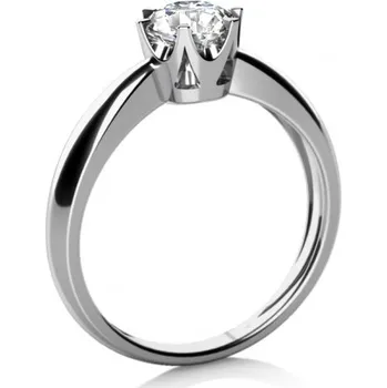 Prsten Couple, Zásnubní prsten Crown v bílém zlatě, vel.: 55, ø17,5 mm, 6860211-0-55-1