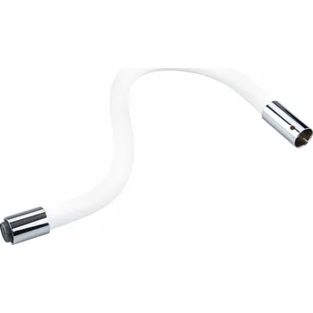 Vodovodní baterie Rameno horní flexibilní, 550mm, bílé, BALLETTO