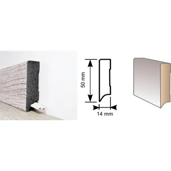 Průmyslové lepidlo Obvodová lišta IMAGE 14x50x2400mm